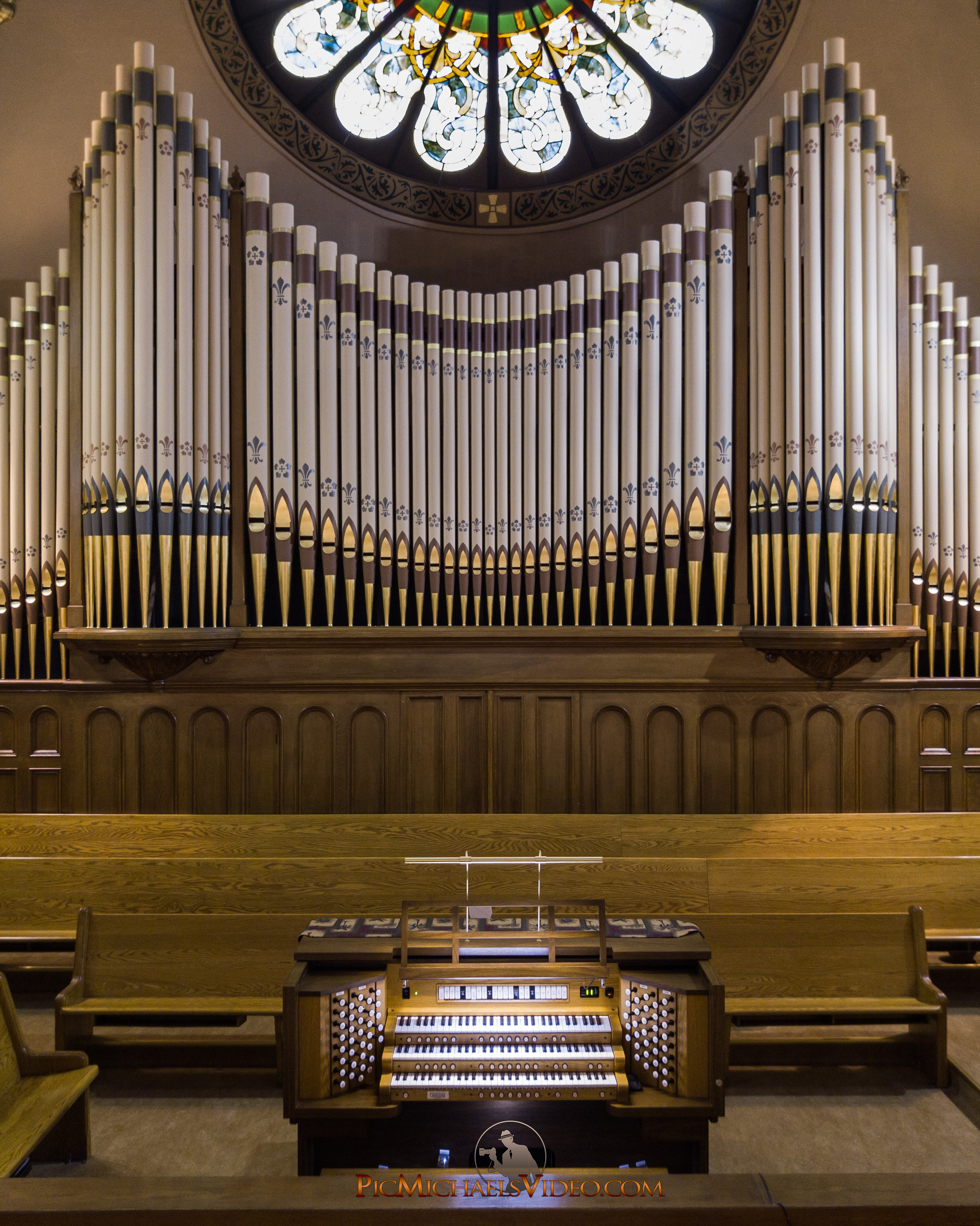Organ Loft at St. Mary's