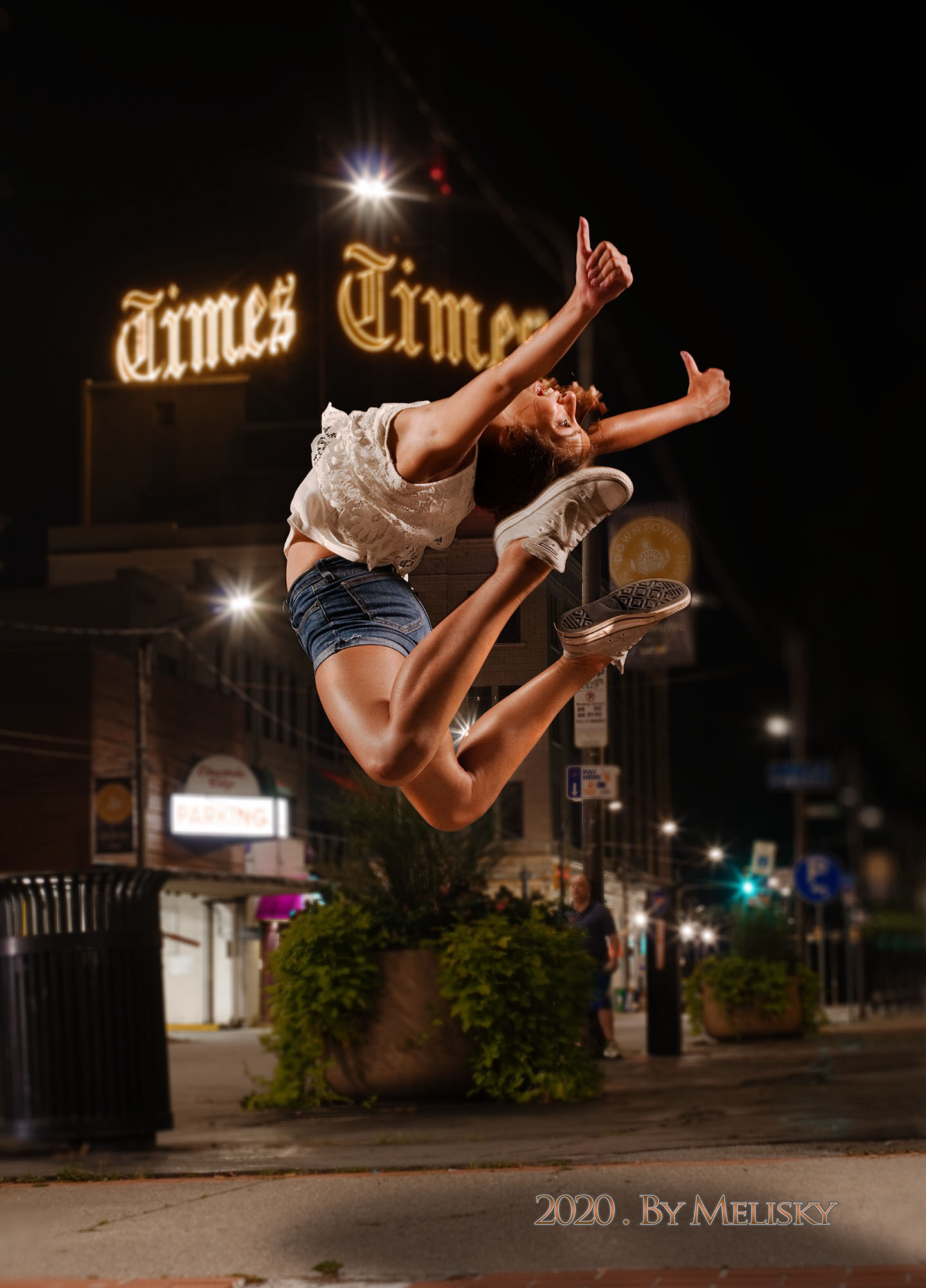 Dancer leaping at scranton times